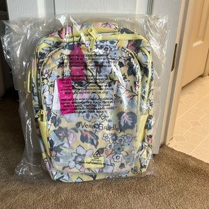 New Vera Bradley yellow floral back pack
